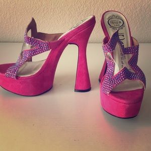 Jeffrey Campbell Pink Platforms
